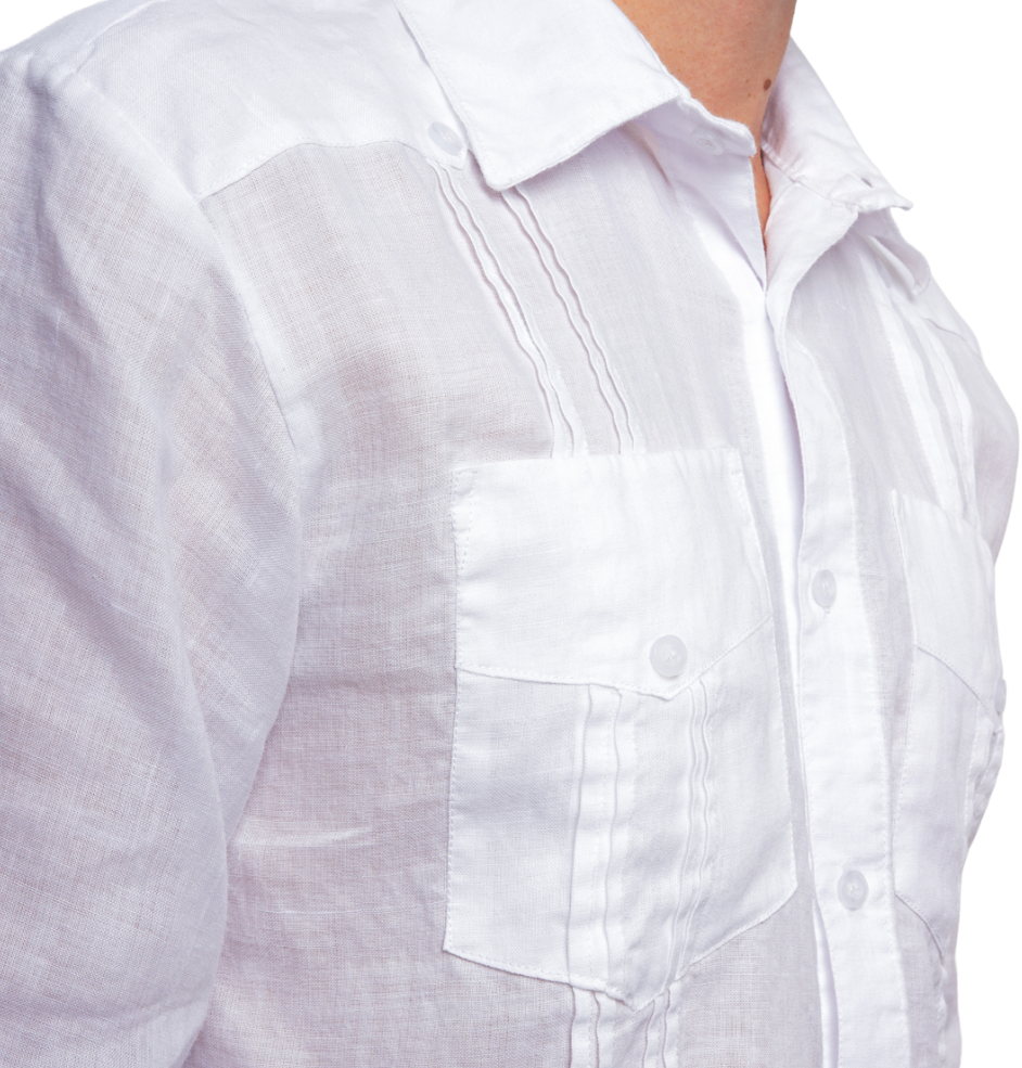 Guayabera Fuerza Blanca - Imagen 2
