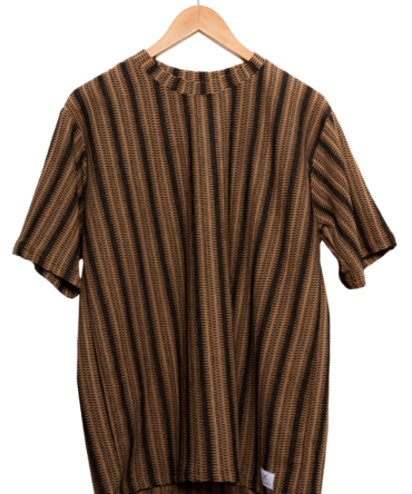 Marea I - Franela Manga Corta Marrón-Negro